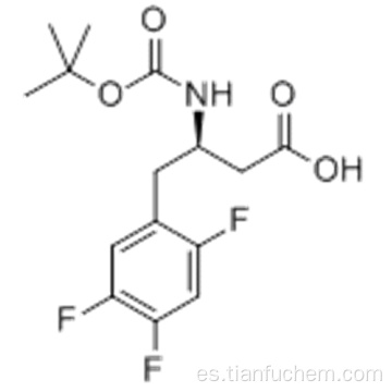 Ácido Boc- (R) -3-amino-4- (2,4,5-trifluorofenil) butanoico CAS 486460-00-8